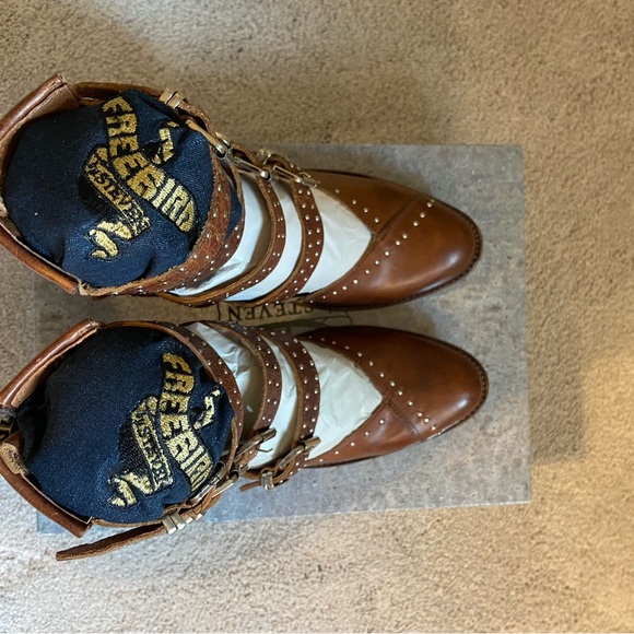 NIB Freebird Felicity Cognac size 10 - Picture 6 of 12